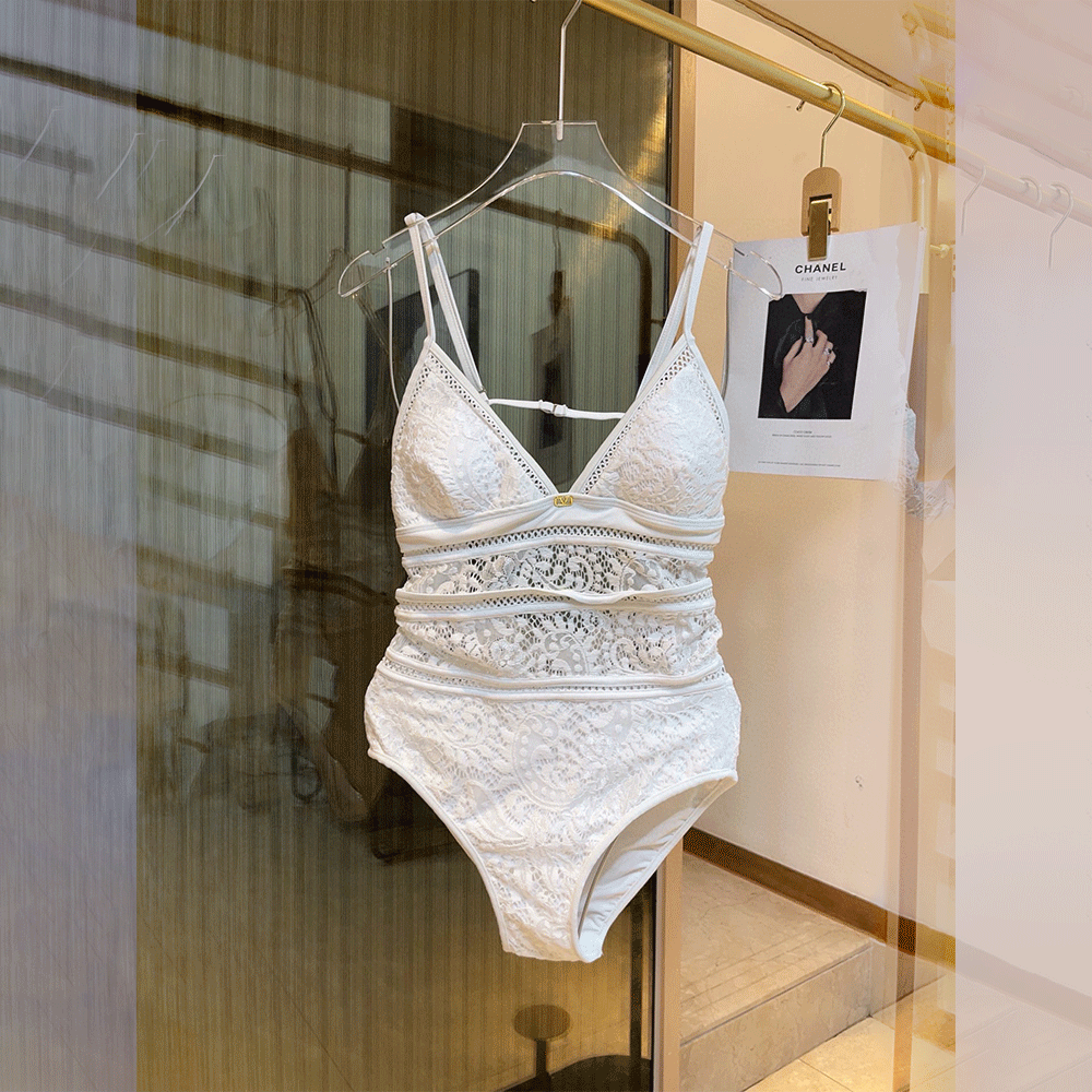 Valentino Lace Cutout One-piece Swimsuit Swimwear