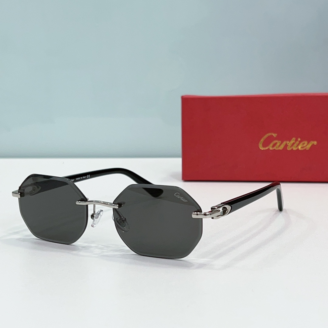 Cartier  Metal Leg Rimless sunglasses