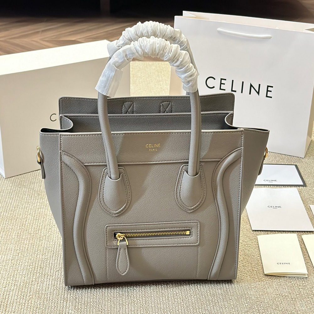 Celine Luggage Smiley leather handbag crossbody bag