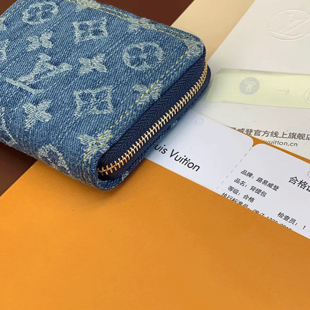 Louis Vuitton LV  Monogram jacquard denim bag