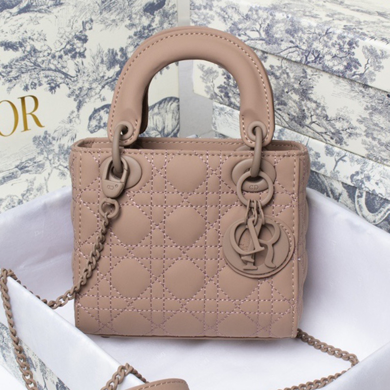 Dior The LADY DIOR Bag MINI SIZE(17*15*7cm)