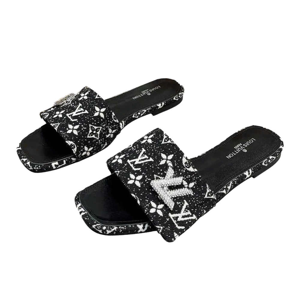 Louis Vuitton LV Flat Flat Flip-flops  Slide Sandal