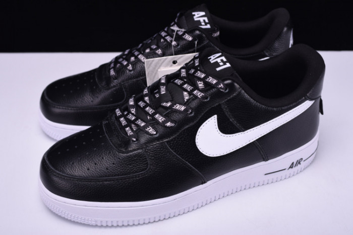 Nike Air Force 1 07 LV8 823511-007 NBA Pack Black/White Shoes 823511-007