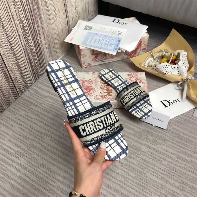 Dior DWAY Slide Slipper Sandals