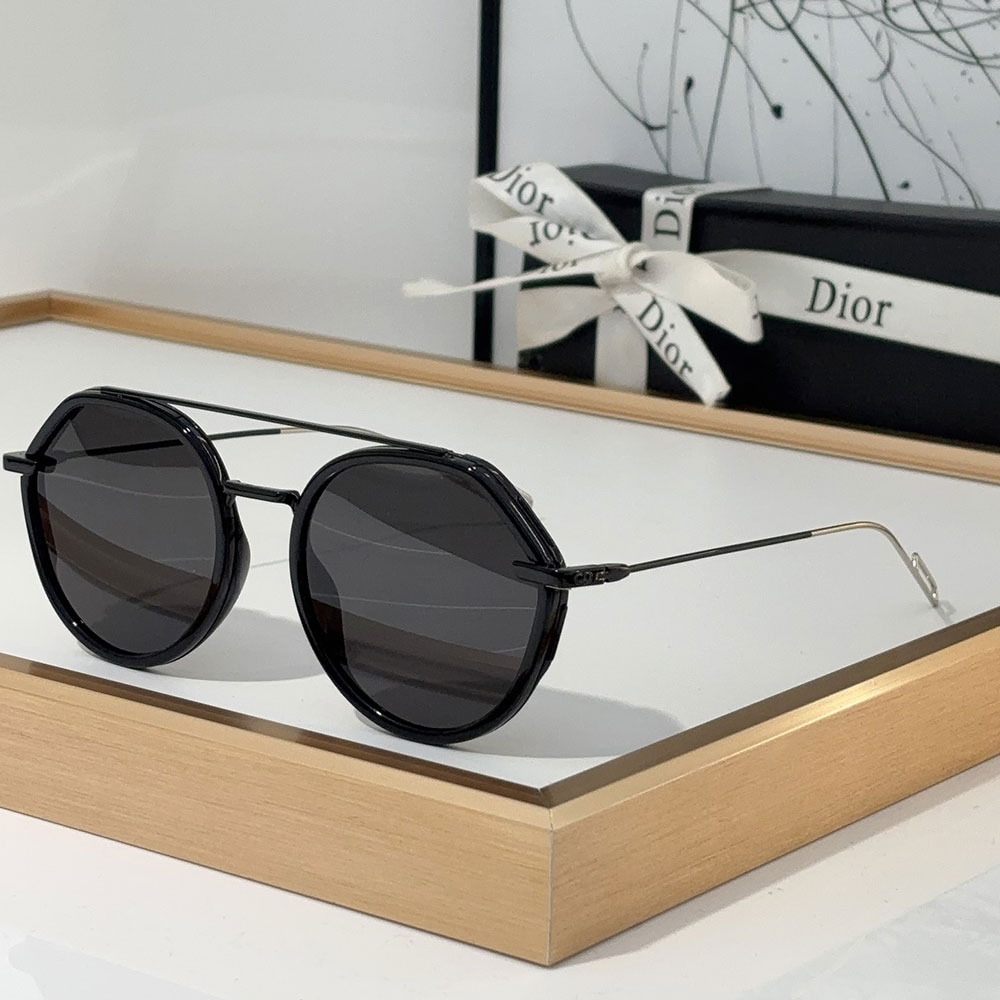 Dior Alloy Sunglasses With Reflective Frames