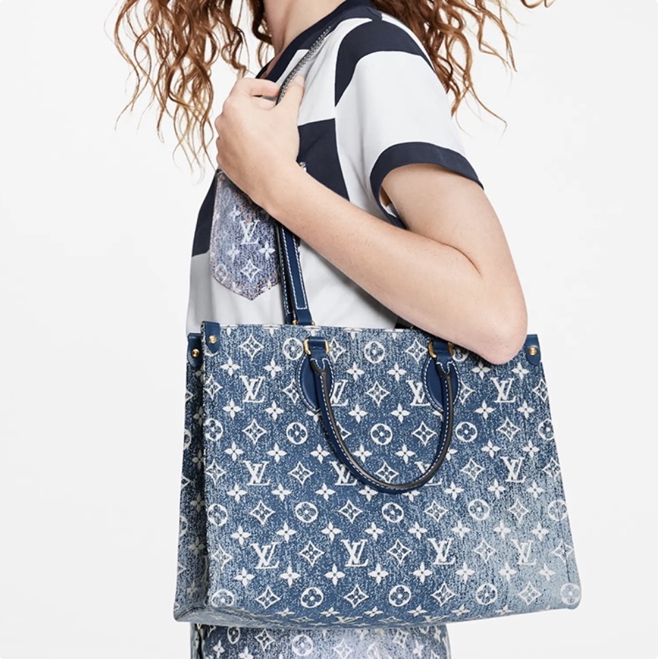 Louis Vuitton LV ONTHEGO Denim Bag M46871