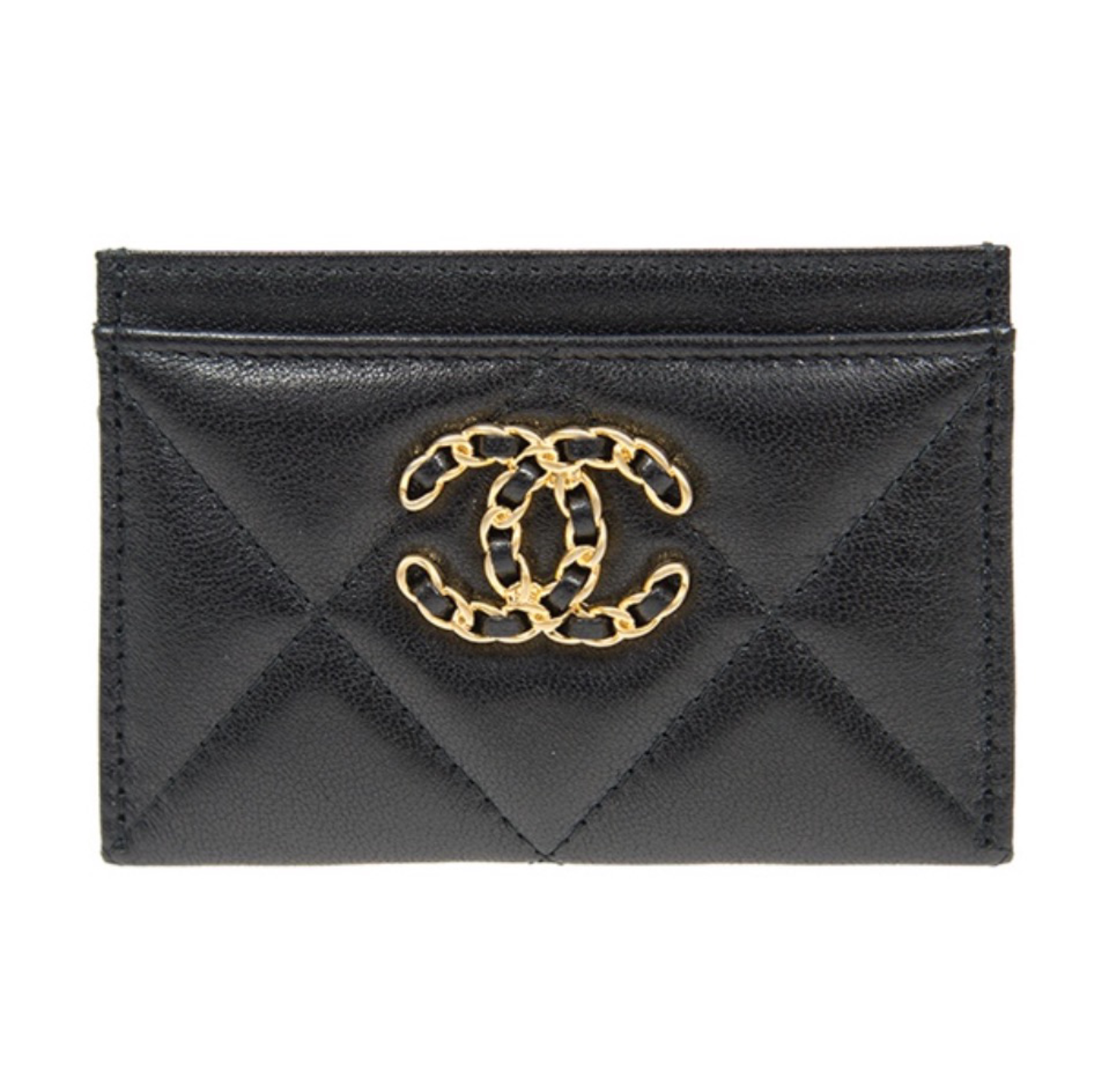 Chanel Sheepskin Card Holder