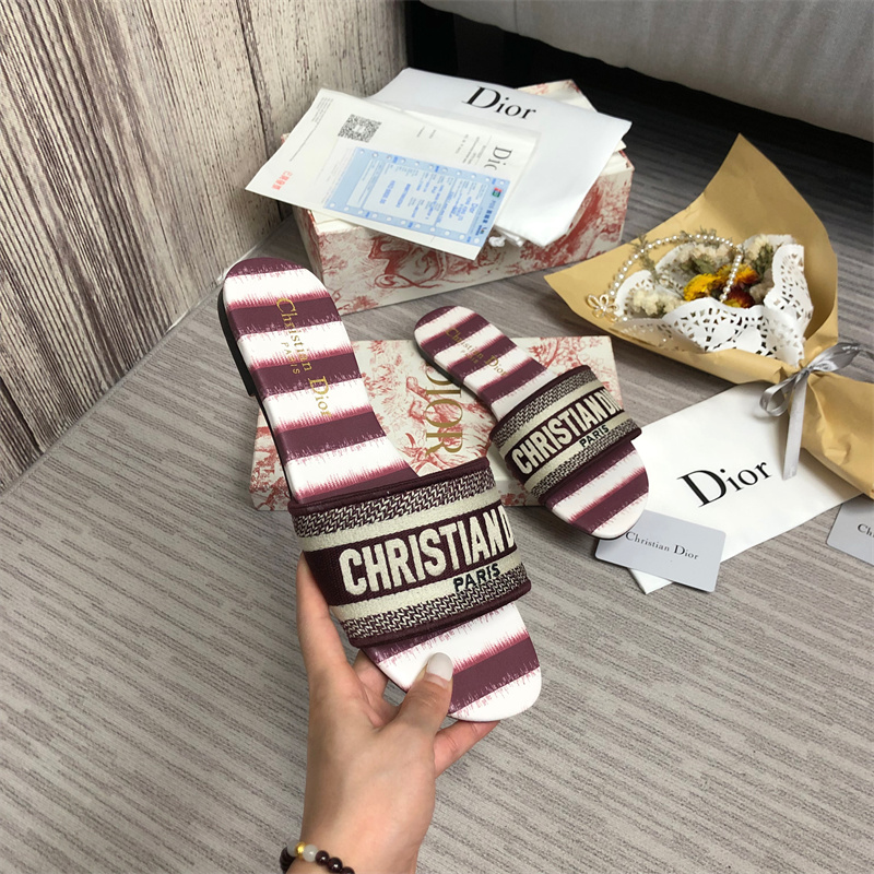 Dior DWAY Slide Slipper Sandals