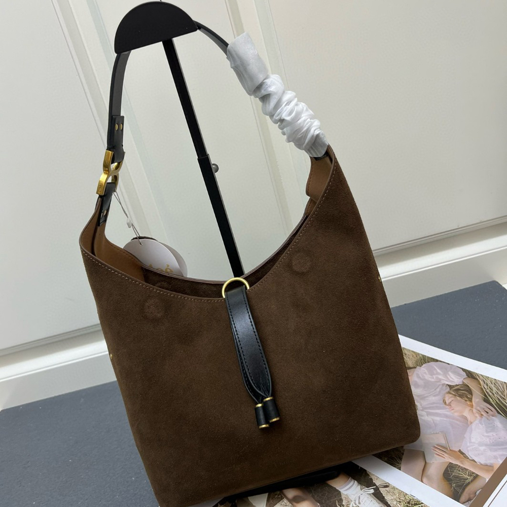 Chloe Marcie Suede Leather Bag