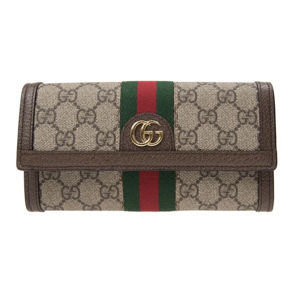 Gucci Unisex GG Long Wallet