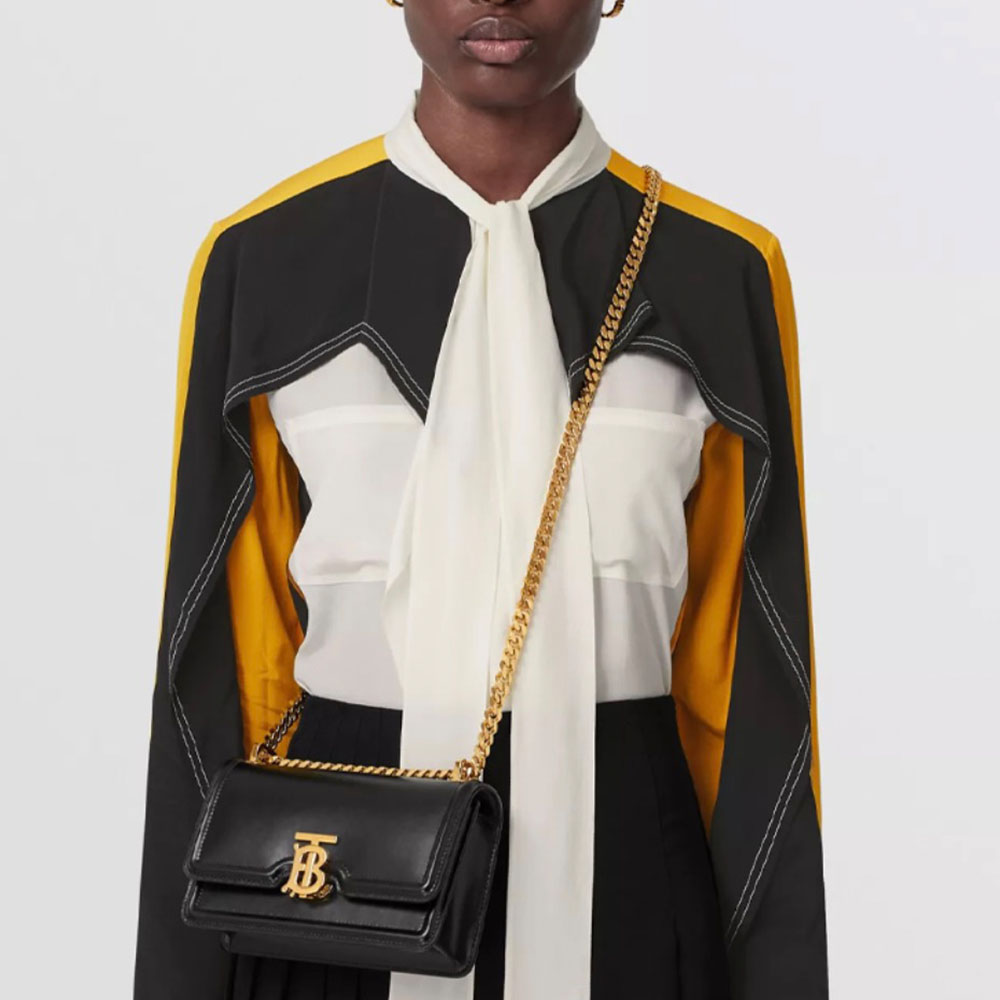 Burberry Single Shoulder Leather Bag Small