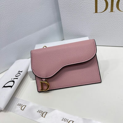 Dior Canvas Saddle Shape Wallte