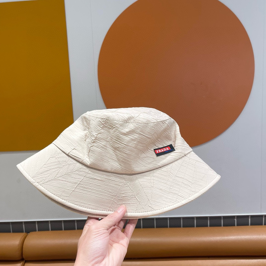 Prada Little Fisherman's Hat With a Face Sunhat