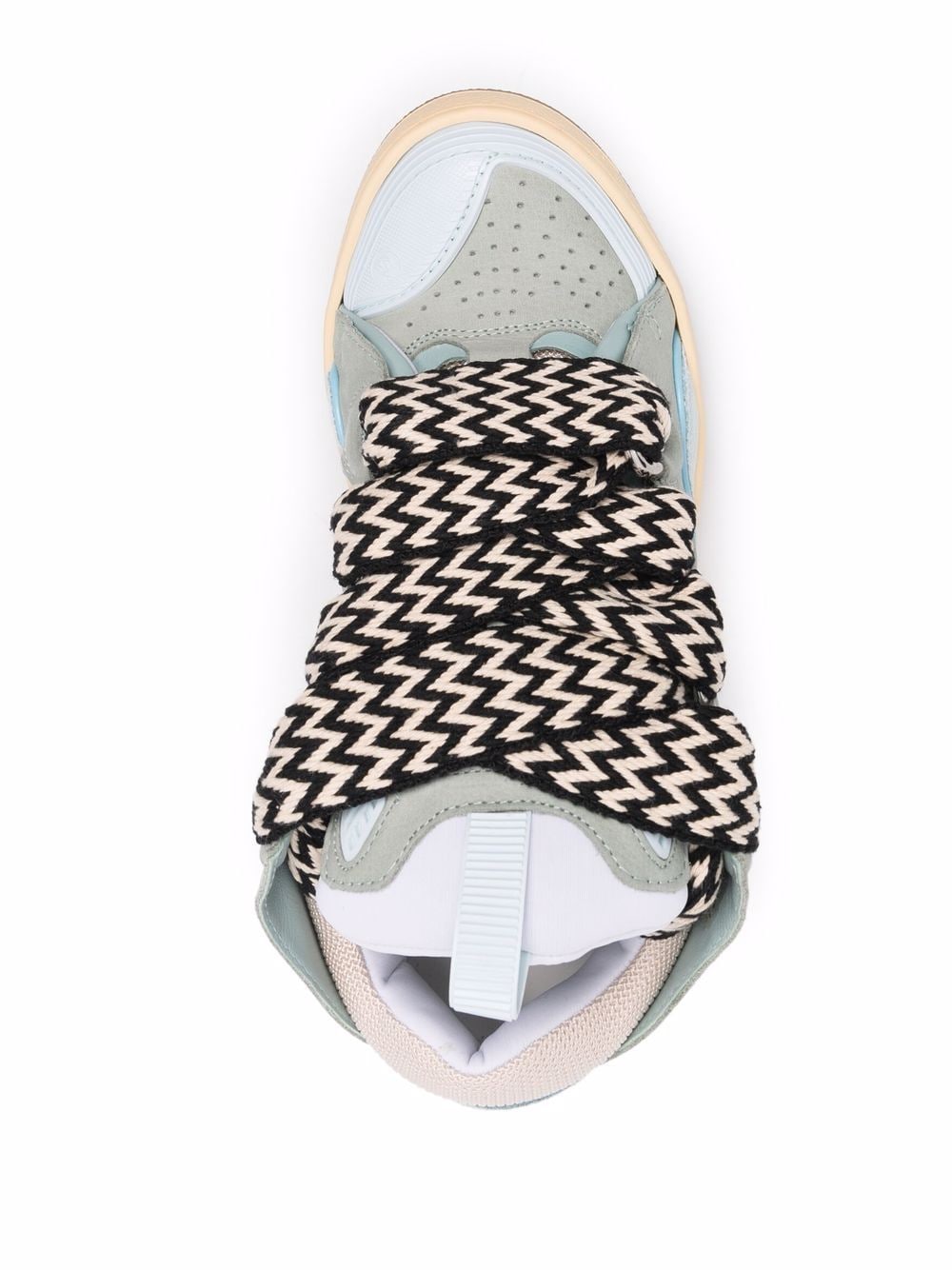 Lanvin LEATHER CURB SNEAKERS