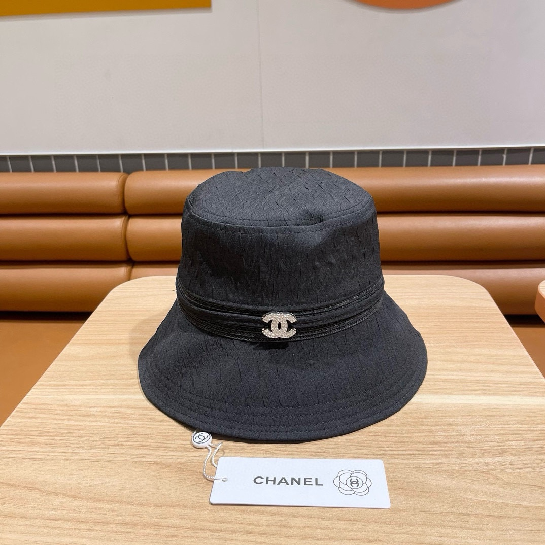 Chanel Shopping Shade Leisure Basin Hat Sunhat