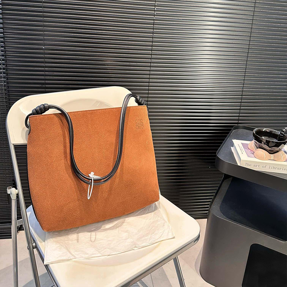 LOEWE Suede Tote Bag