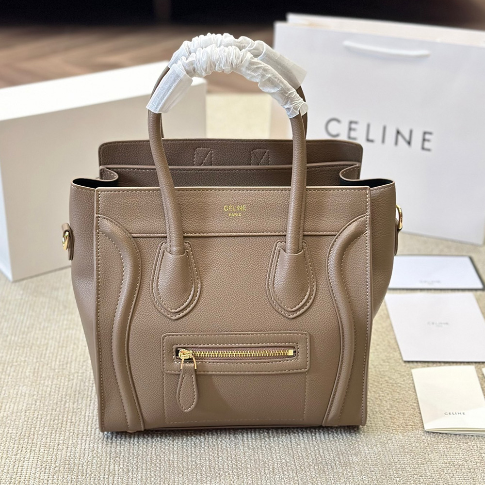 Celine Luggage Smiley leather handbag crossbody bag
