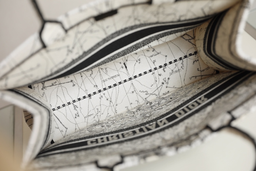 Dior Book Tote Pink Toile De Jouy Embroidery