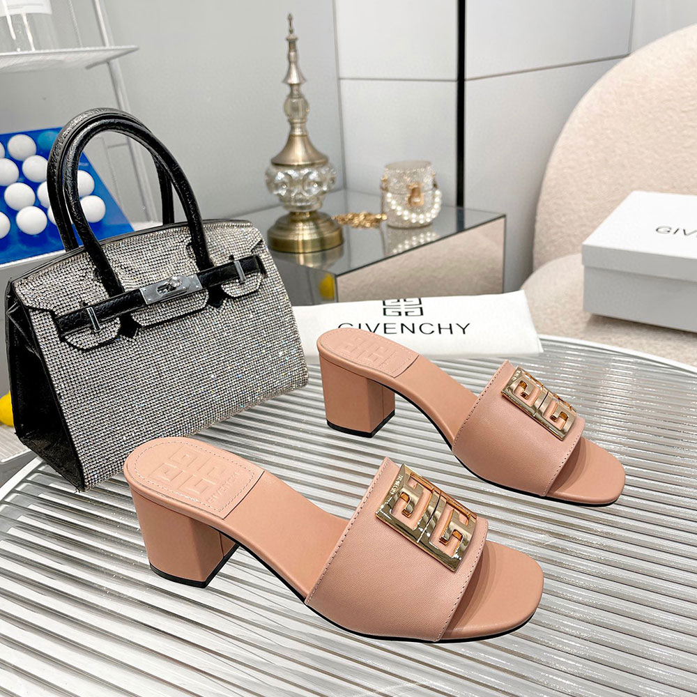 Givenchy Leather Fashion Muggles  Slide Sandal