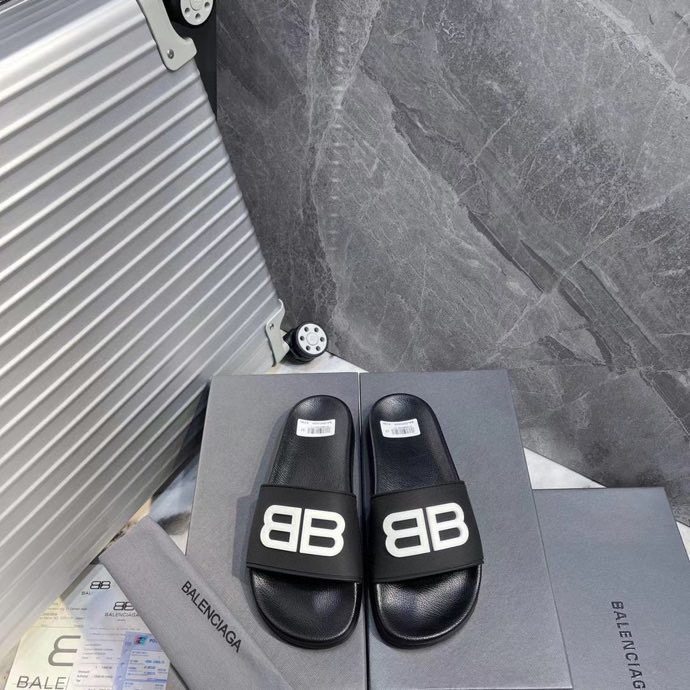 Balenciaga  Flat Slippers Slide Sandal