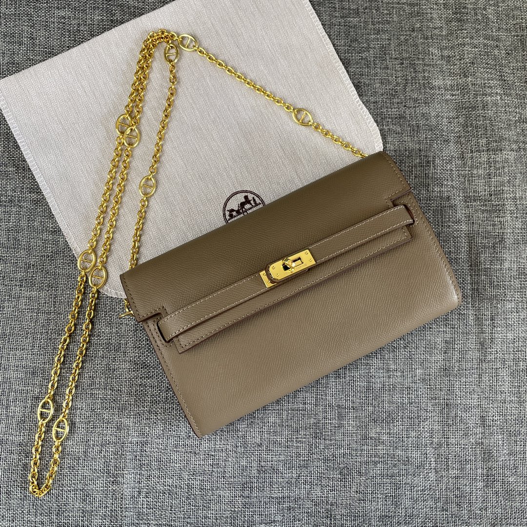 Hermes Kelly Chain Purse Bag