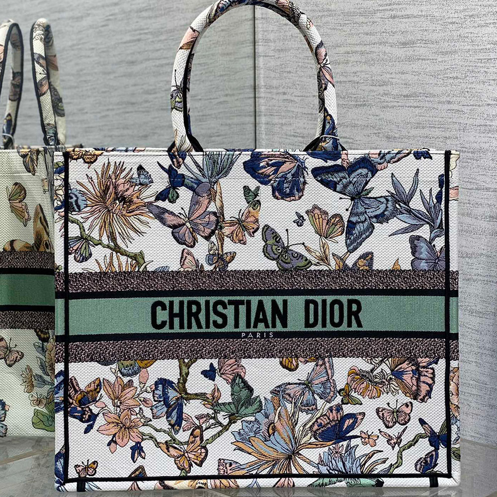 DIOR Book Tote Butterfly Series Bags