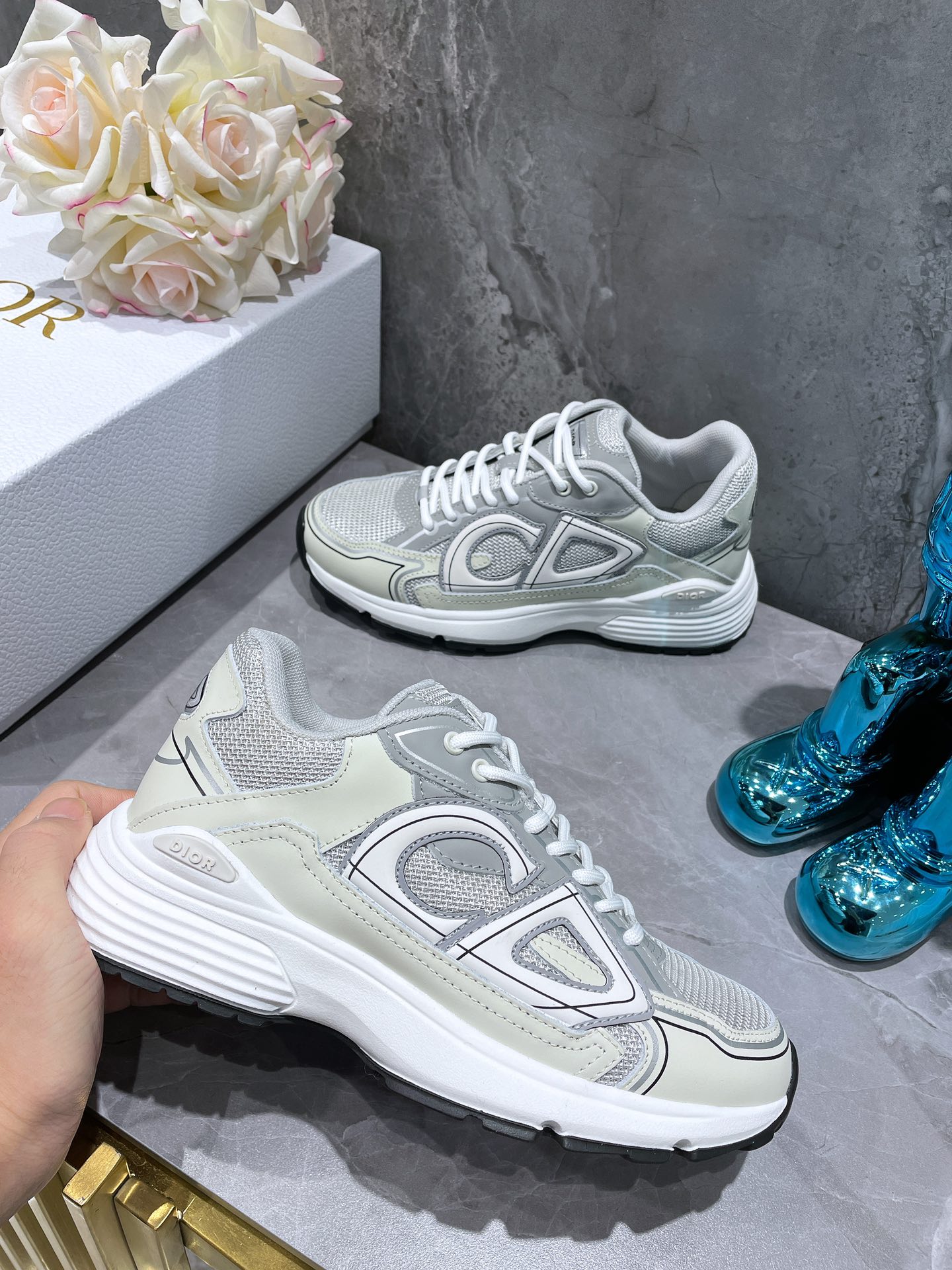 Dior B30 Dad Sneakers Gray