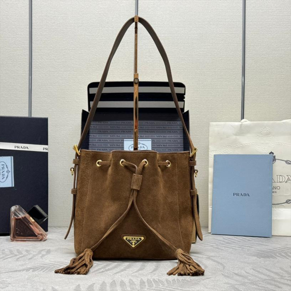 Prada Suede Bucket Bag