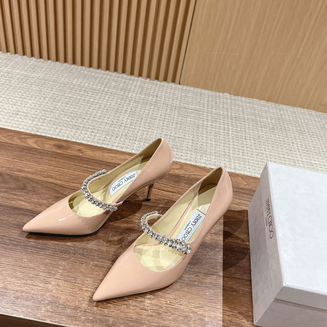 Jimmy Choo Baily Tidal Spike Slide Sandal