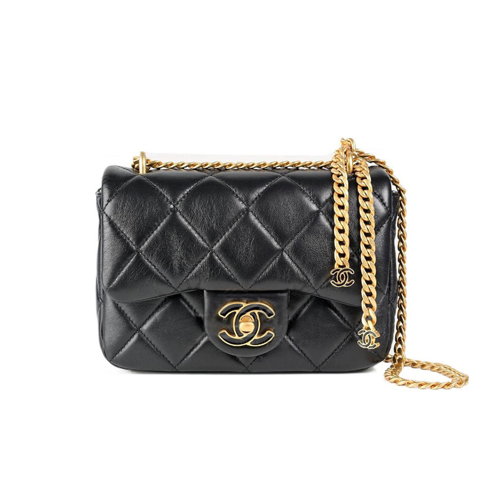 Chanel CC CF Enamel Buckle Bag