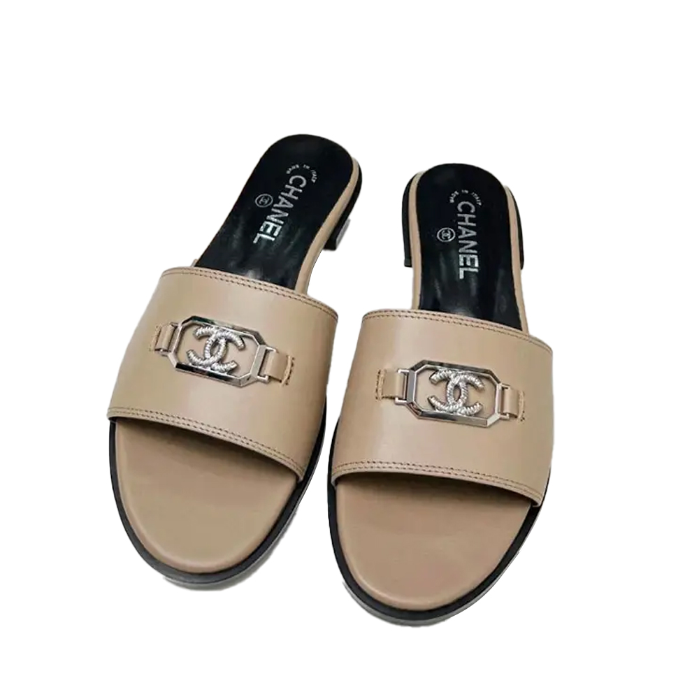 Chanel Flat Opflopsen-toed Flip-flops Slide Sandal