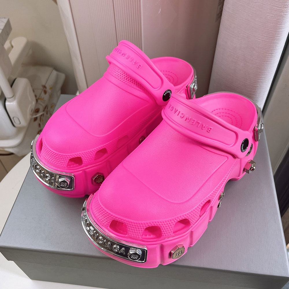 Balenciaga HardCross Platform Slippers Slide Sandal