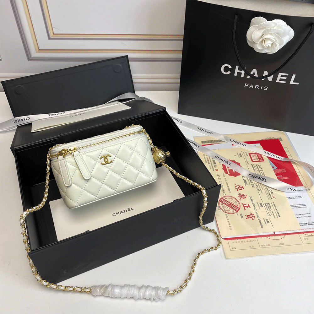 Chanel Golden-Ball Makeup Box