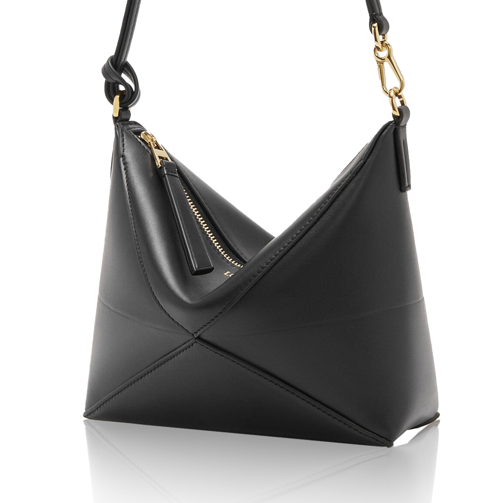 Loewe Puzzle Fold Pouch in Shiny Nappa Calfskin Bag