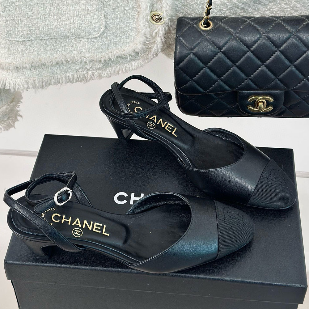 Chanel   Lace-up heels  Sandals Slide