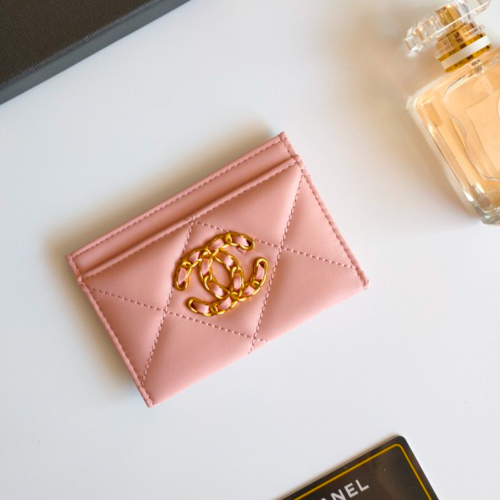 Chanel Sheepskin Card Holder