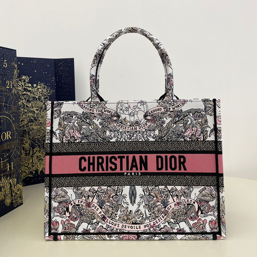 DIOR Book Tote Butterfly Series Bags