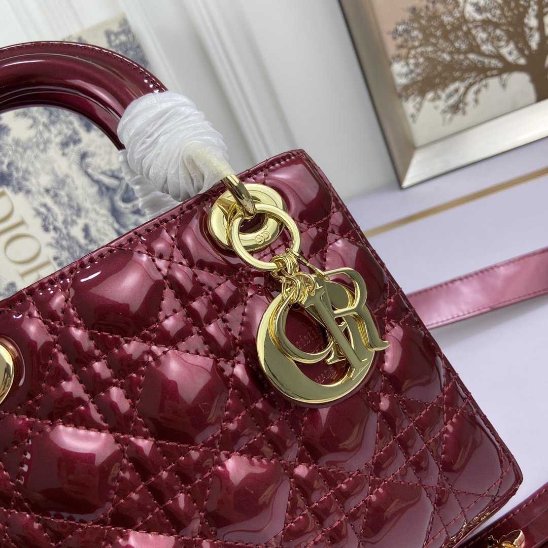 Dior The LADY DIOR Bag MINI SIZE(17*15*7cm)