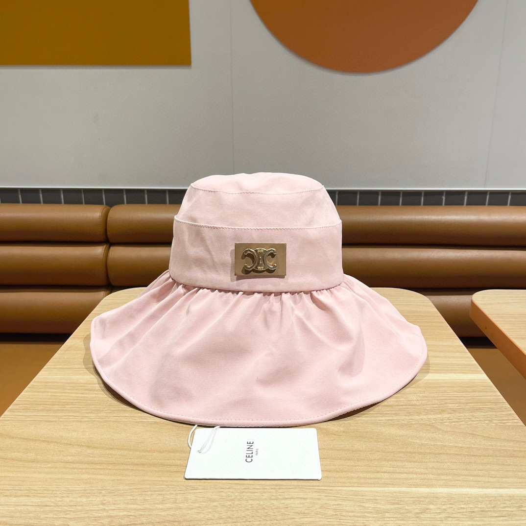 Ceiline Uv-protected Beach Hat With Large Brim Sunhat