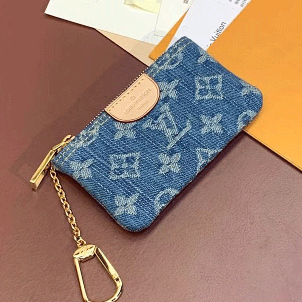 Louis Vuitton LV Jacquard Denim Key Bag