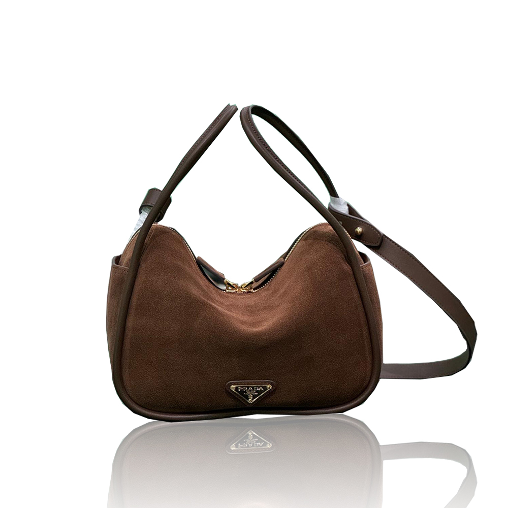 Prada Darling Suede Handbag
