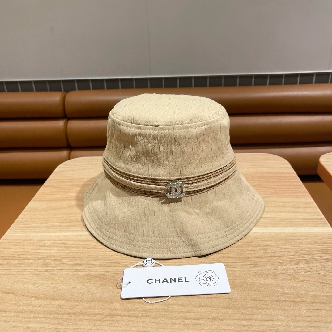 Chanel Shopping Shade Leisure Basin Hat Sunhat