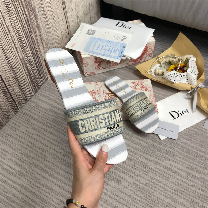 Dior DWAY Slide Slipper Sandals