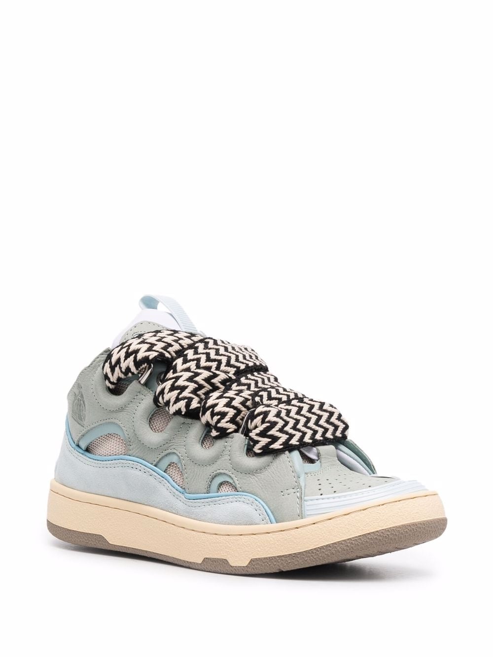 Lanvin LEATHER CURB SNEAKERS