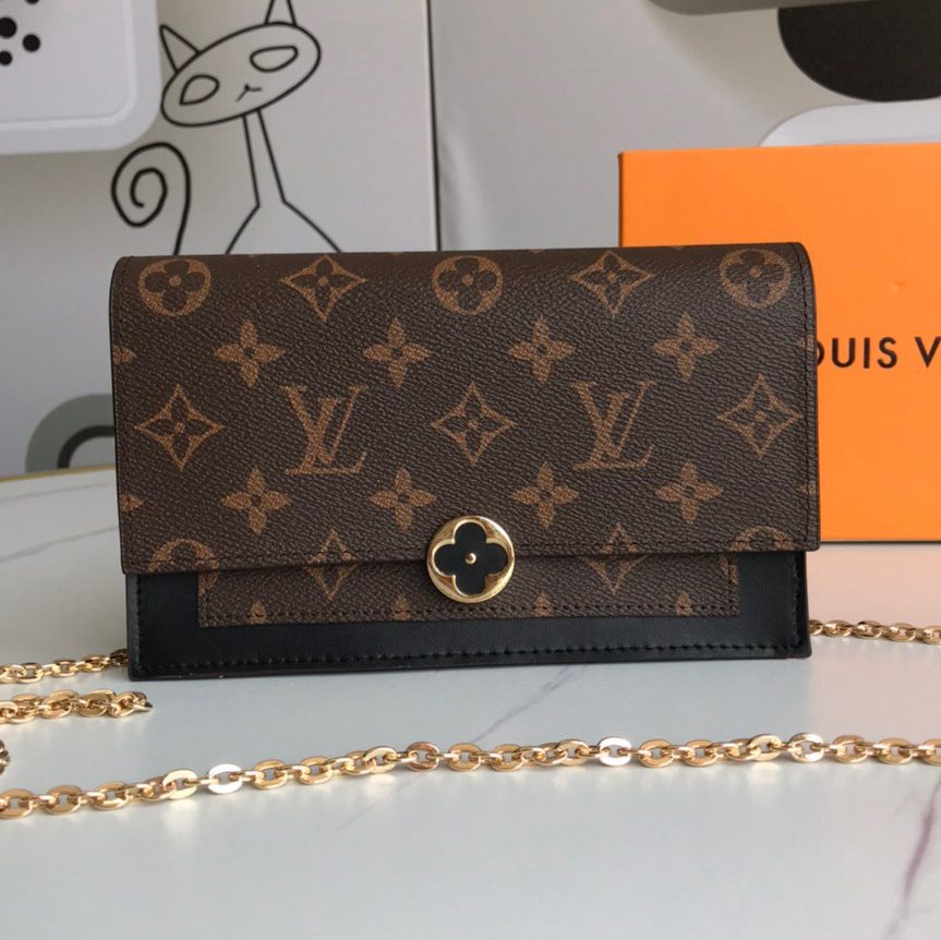 Louis Vuitton LV Flore Chain Wallet
