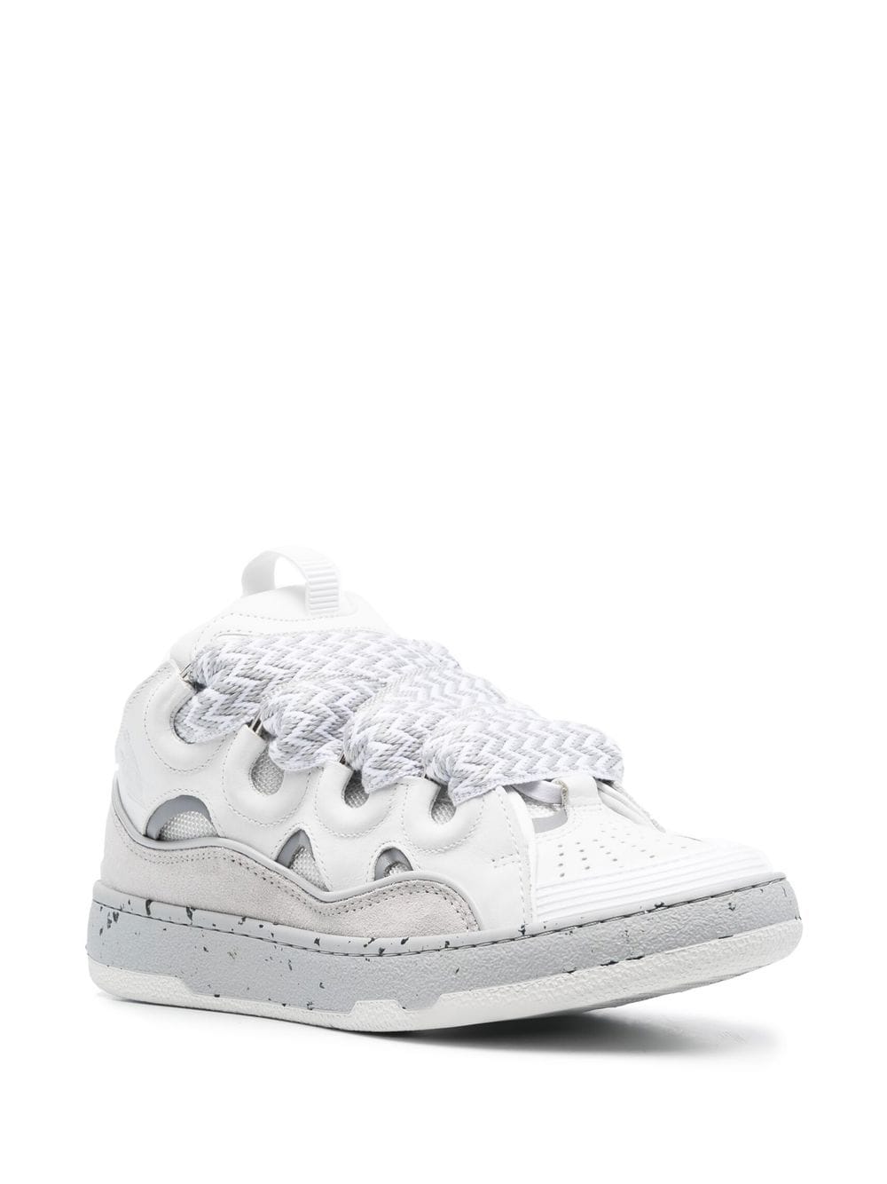 Lanvin LEATHER CURB SNEAKERS