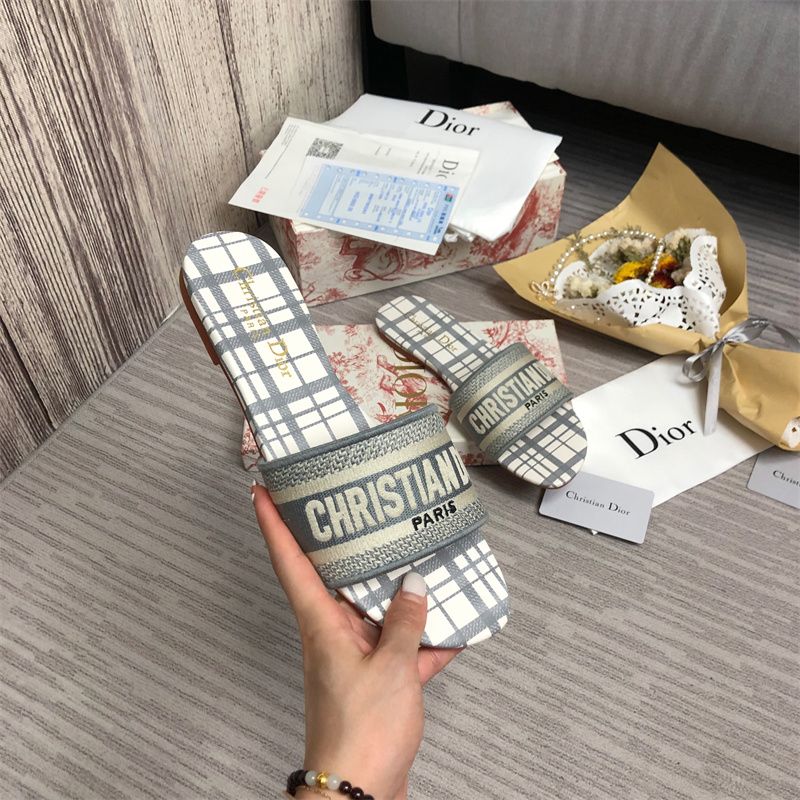 Dior DWAY Slide Slipper Sandals