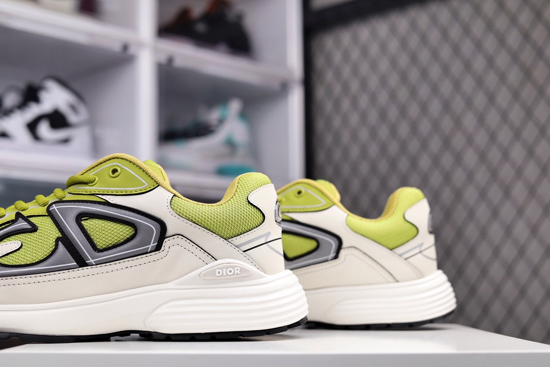 Dior B30 Dad Sneakers Green Biege