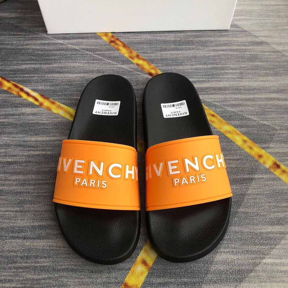 Givenchy Rubber Logo flip-flops Slide Sandal