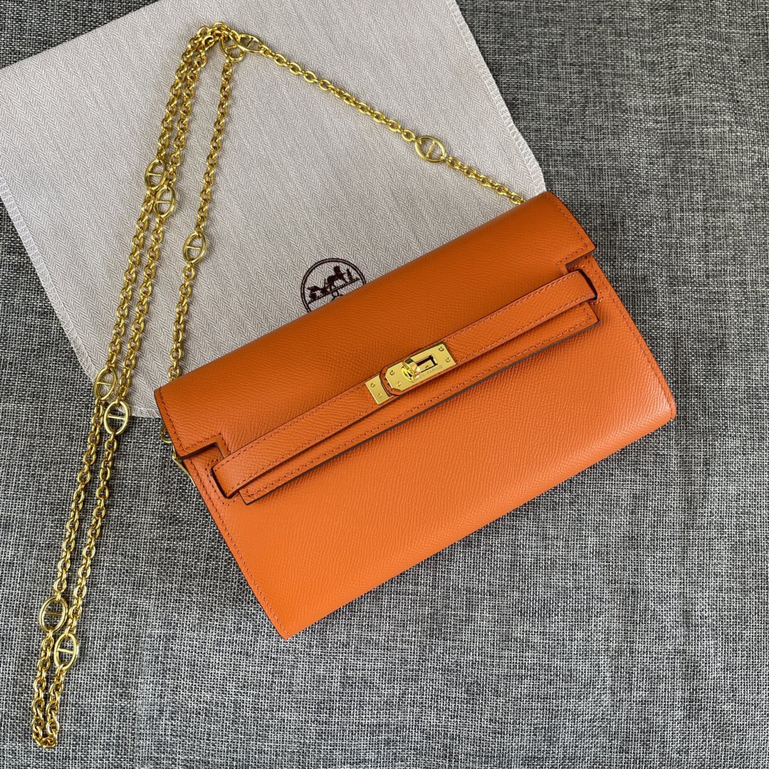 Hermes Kelly Chain Purse Bag